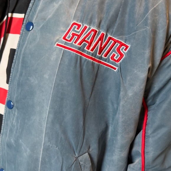 90s Starter New York Giants Authentic Pro Line Satin Jacket XL